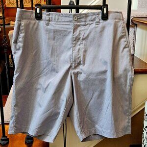 Jack Nicklaus Men's Flat Front Golf Shorts, Gray, Sz 36